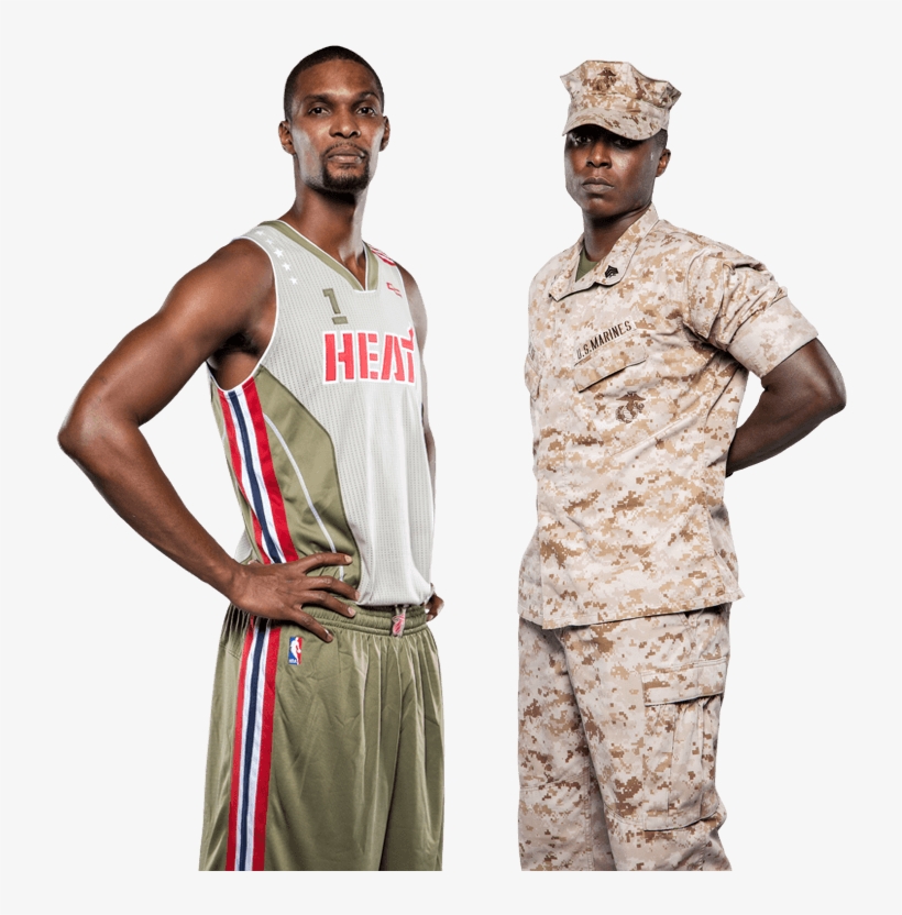 Miami Heat Home Strong - Miami Heat Veterans Day Uniform, transparent png #3575074