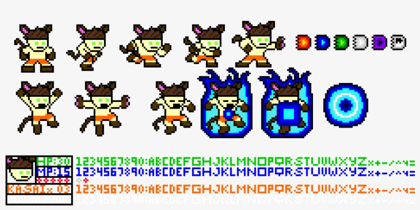 Kasai Neko Sprite Sheet V - Animiert, transparent png #3575324