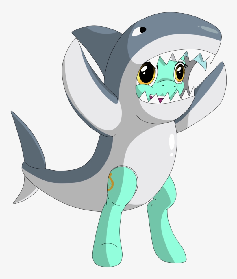 Redquoz, Bipedal, Clothes, Costume, Left Shark, Lyra - Cartoon Cute Shark Transparent Background, transparent png #3575622
