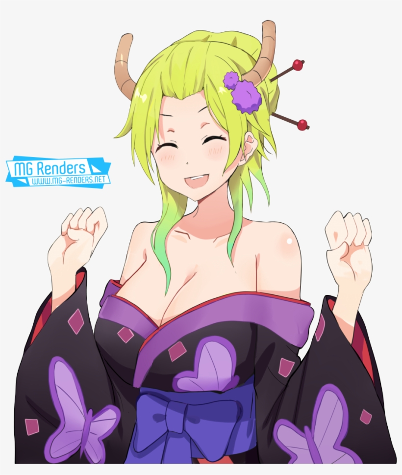 Kobayashi-san Chi No Maid Dragon - Miss Kobayashi's Dragon Maid Quetzalcoatl Kimono, transparent png #3576290