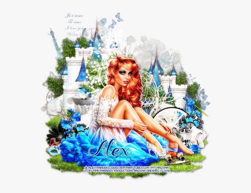 Cinderella Tube By Alex Prihodko Here - Christmas Tree, transparent png #3576518