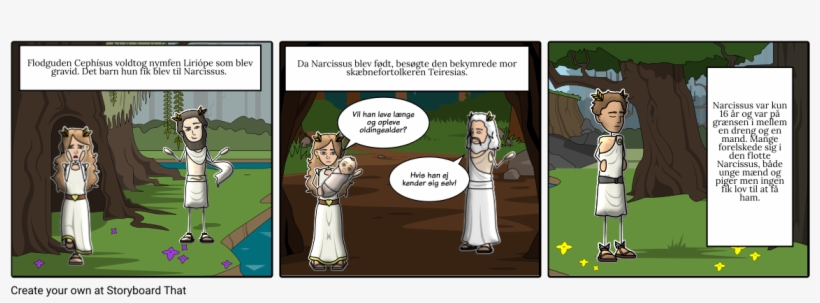 Myten Om Ekko Og Narcissus - Myth, transparent png #3577323
