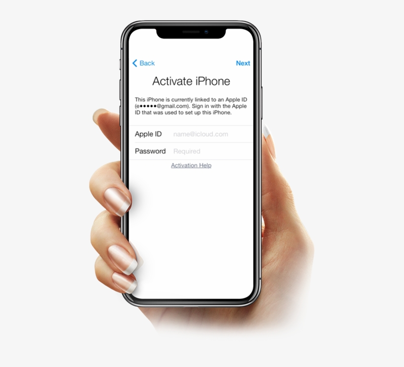 Icloud Unlock - Iphone X Activation Lock, transparent png #3577530