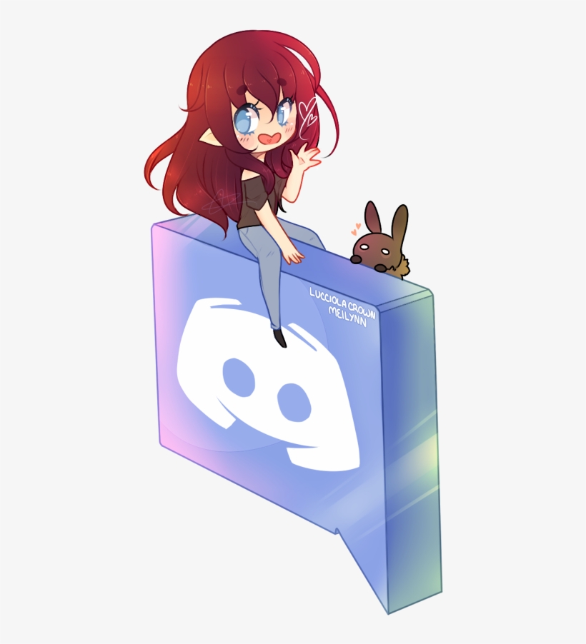 D I S C O R D S E R V E R By Lucciolacrown On Deviantart - Discord Anime Png, transparent png #3577626