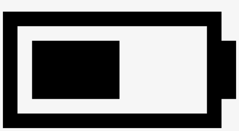 Battery Half Blank Comments - Icon, transparent png #3577748