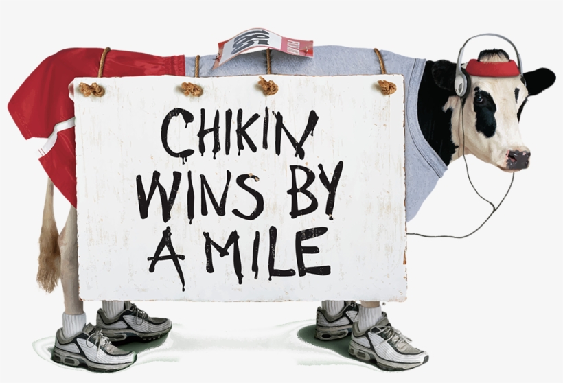 Chick Fil A® Family 5k - Chick Fil A Cow Running, transparent png #3578281