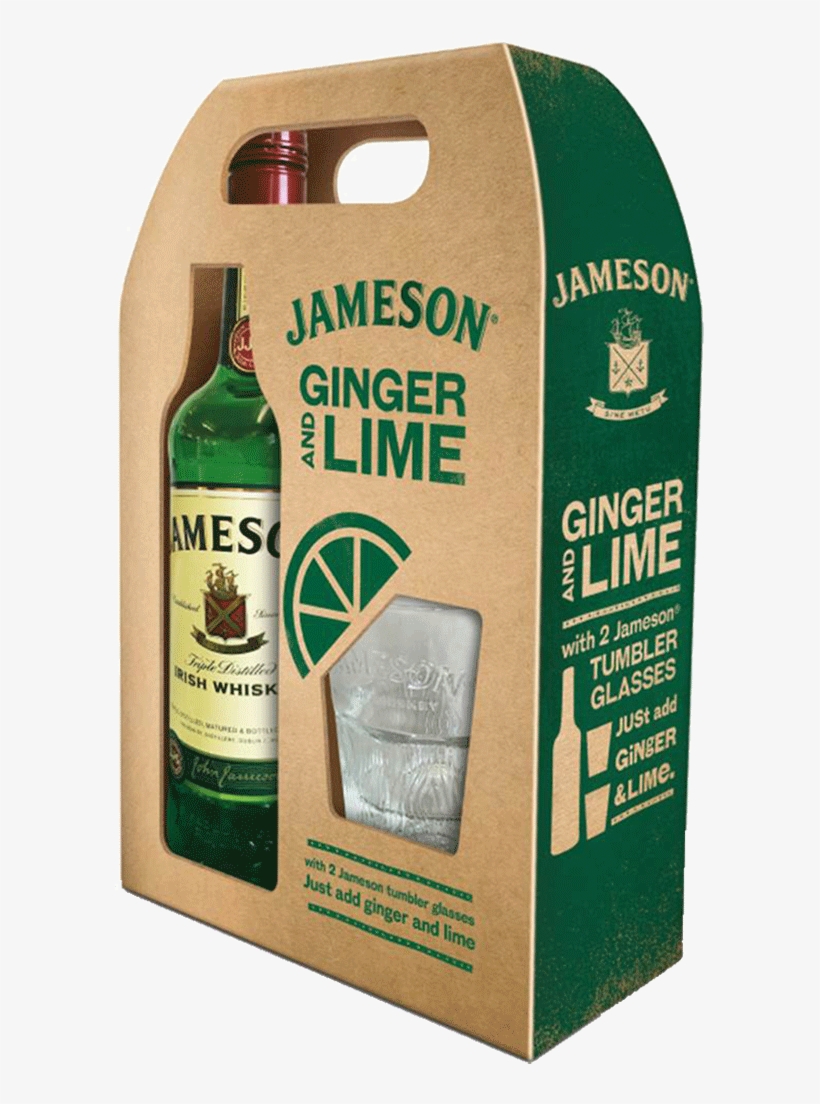 Jameson Irish Whiskey Gift Pack - Jameson Irish Whiskey, transparent png #3578654