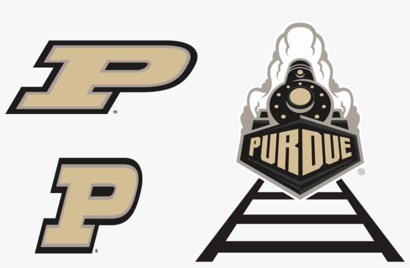 Example Showing How Not To Distort Or Combine Logos - Fathead Purdue Boilermakers Train Logo, transparent png #3579211