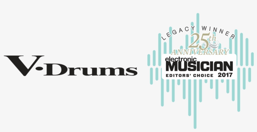Roland's V-drums Line Received The 2017 Editors' Choice - Electronic Musician Magazine January 2016 - Softcover, transparent png #3579249