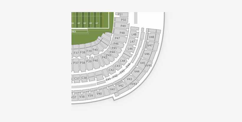 San Diego State Aztecs Football Seating Chart - Sdccu Stadium Seating Chart, transparent png #3580619