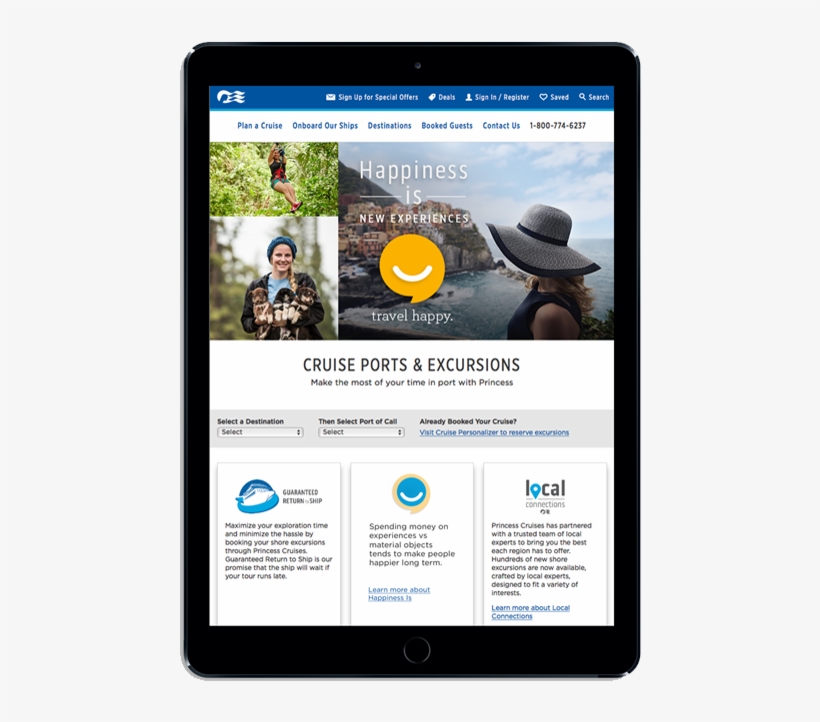 Shore Excursion Web Page - The Happiness Project, transparent png #3581459