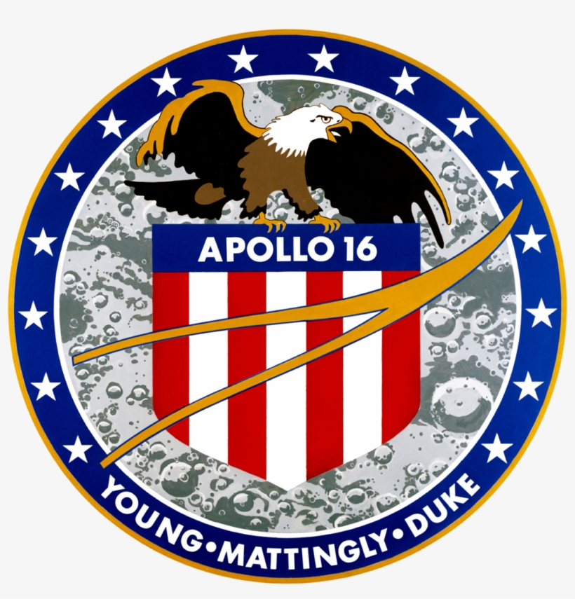 Apollo 16 Logo, transparent png #3582303