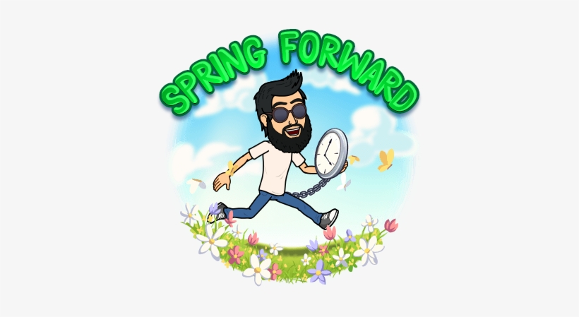 Springforward - Bitmoji Happy, transparent png #3583916
