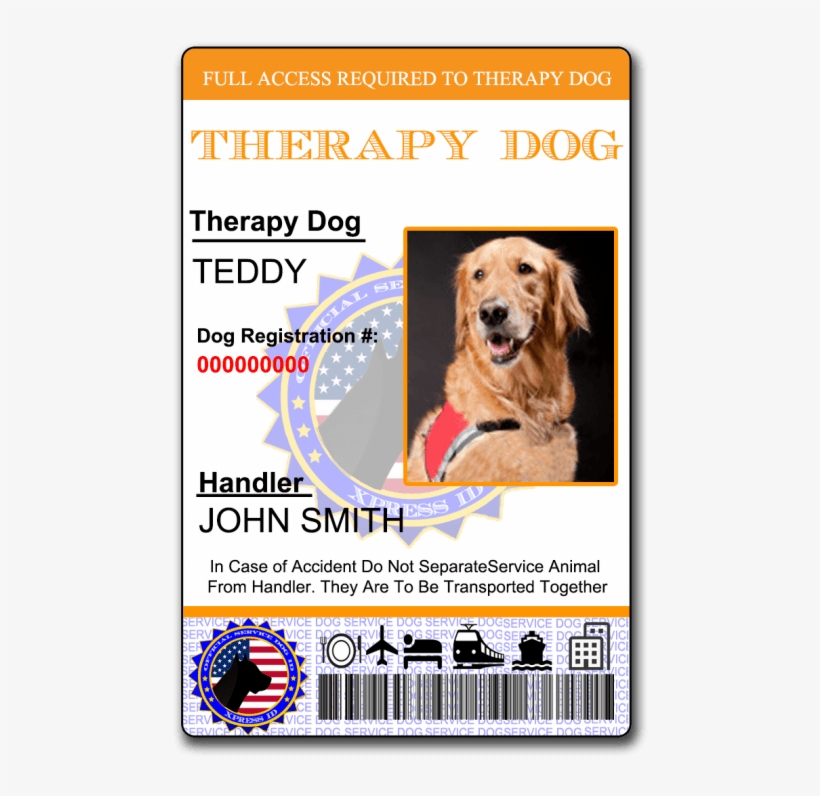They Are The Hard Working Heroes Of Disaster Relief - Holographic Emotional Support Dog Id Card, transparent png #3584183