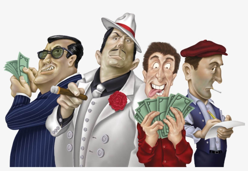 Mob - Italian Mob Boss Cartoon, transparent png #3585294