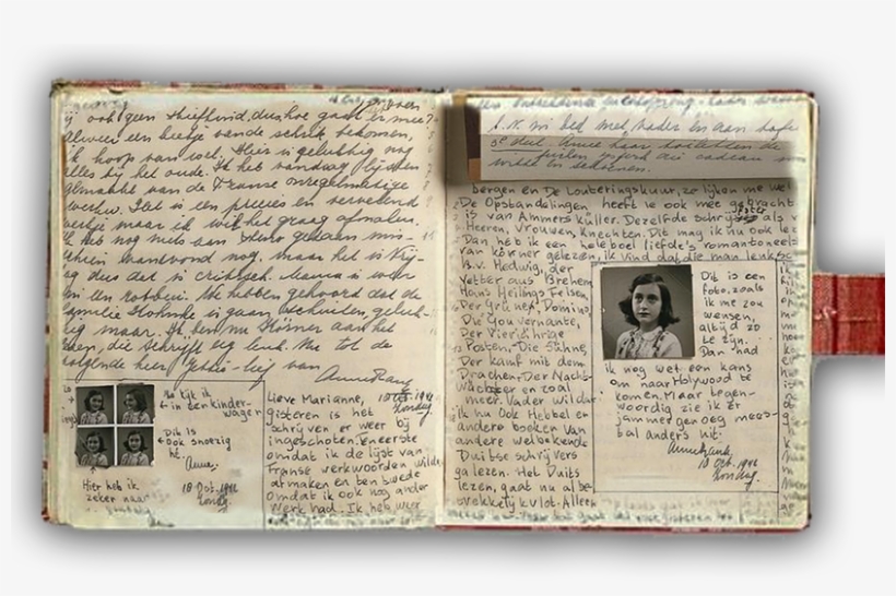 Anne-frank - Diary Of Anne Frank, transparent png #3586277
