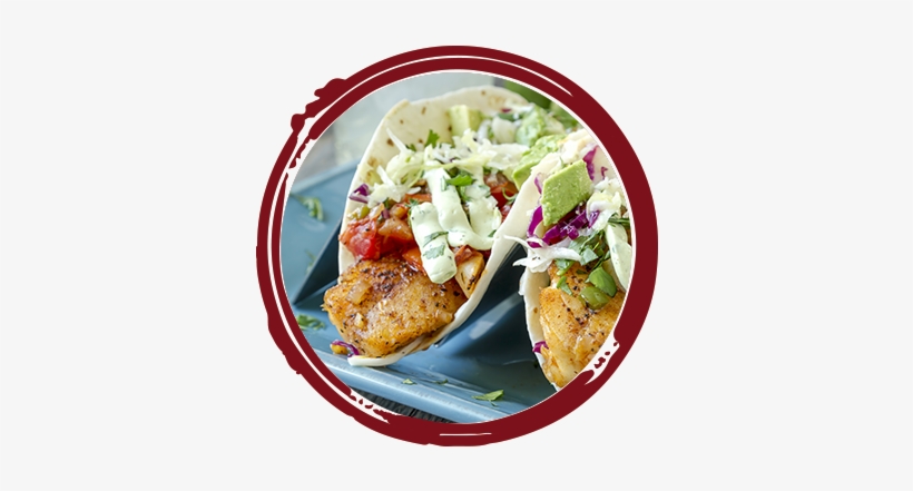 Pescado Tacos - Flour Tortilla Fish Tacos, transparent png #3586554