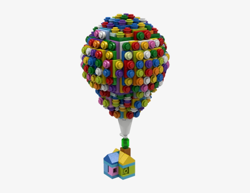 The Balloon House - Lego Hot Air Balloon, transparent png #3586827