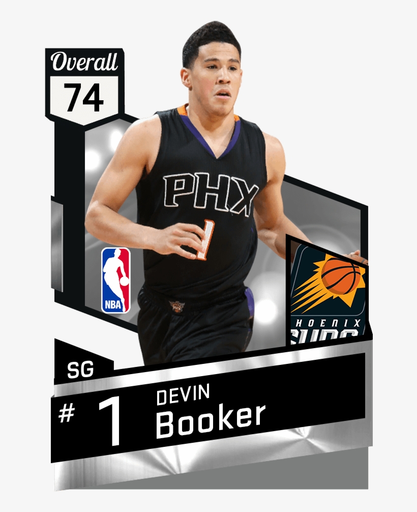 Devin Booker - Nba 2k17 Devin Booker, transparent png #3587131
