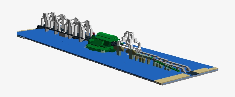 San Francisco Oakland Bay Bridge Lego Architecture - T Shirt Box, transparent png #3587135