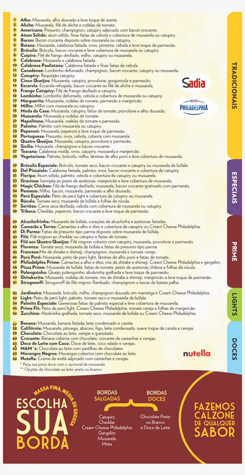 Cardapio Folheto Floripa-curitiba Interno Opcao1 - Document, transparent png #3587152