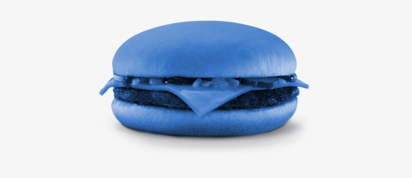 Mcdonald's Blue Burger - Happy Meal Hamburger, transparent png #3587352