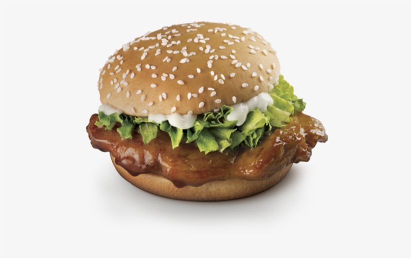 Samurai Beef Burger Samurai Chicken Burger - Mcdonalds Teriyaki Chicken Burger, transparent png #3587481