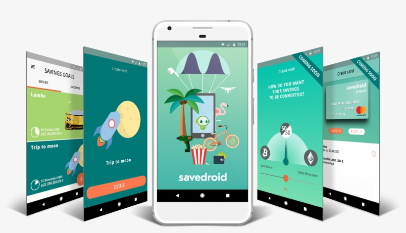 Crypto Savings With Savedroid - Cryptocurrency, transparent png #3587795