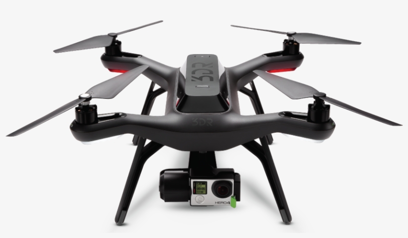 Drone Png Photo - 3dr Solo Aerial Quadcopter, transparent png #3588449