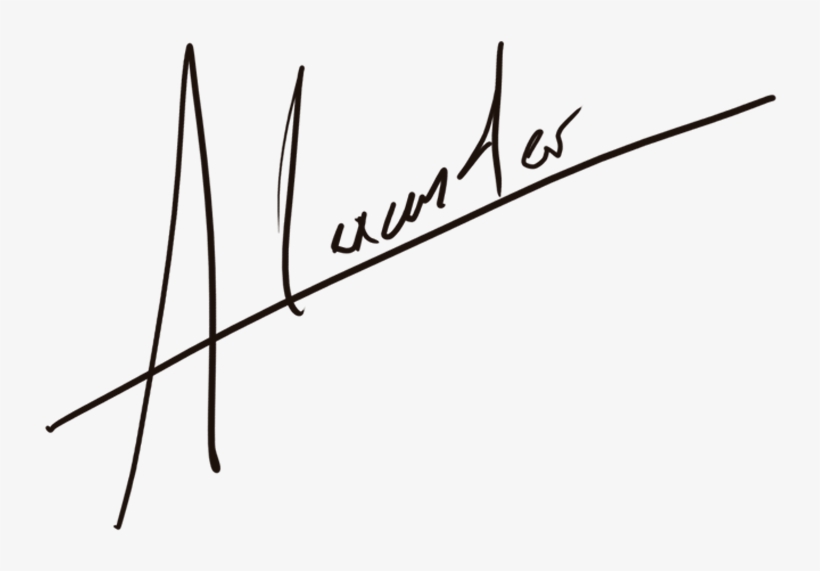 Alexander C - Calligraphy, transparent png #3588625