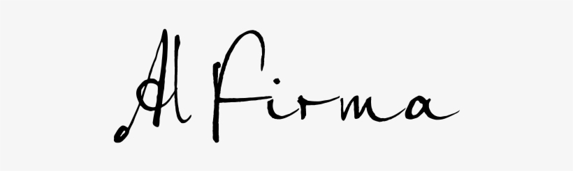 Al Firma Logo - Signature, transparent png #3588649