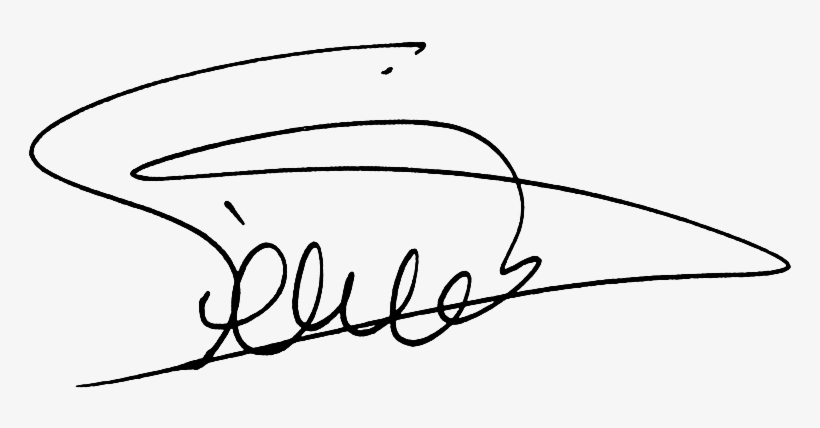 Signature Felix - Line Art, transparent png #3588780