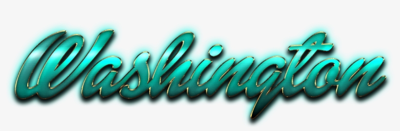Washington Name Logo Png - Washington, transparent png #3589157