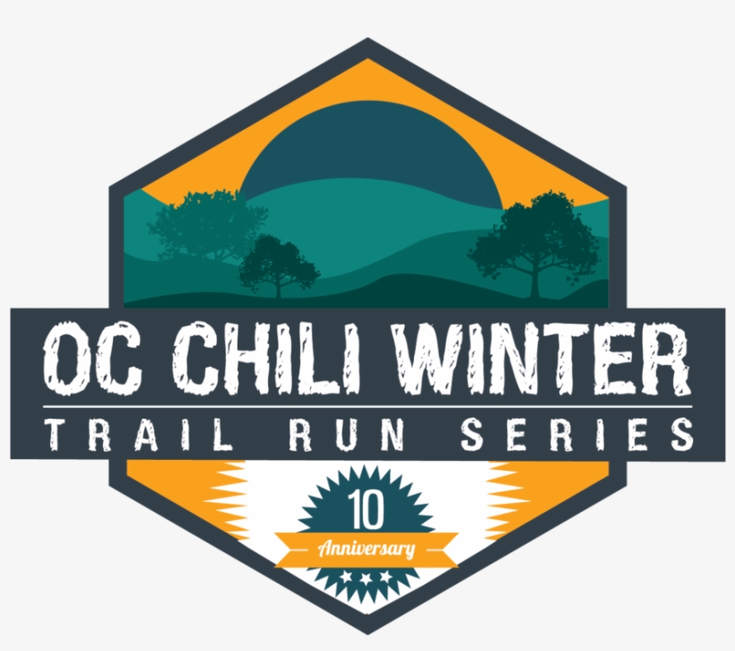 10thanniversary 2018 Oc Chili Winter Logo Vf-01 - Winter Trail Run Series, transparent png #3589309