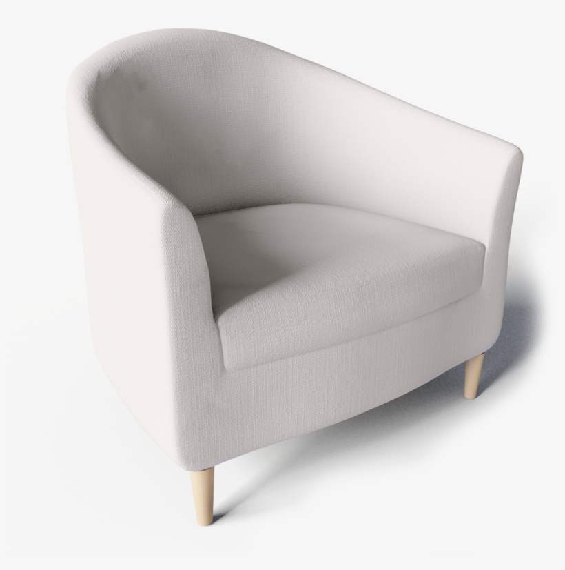 Grey Armchair Ikea Cad And Bim Object Tullsta Armchair - 3d Objekte Png, transparent png #3590051