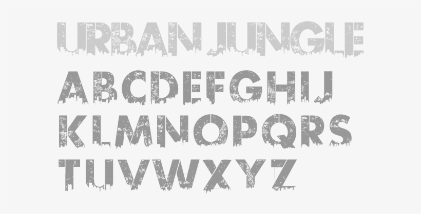 Urban Jungle - Kc Fonts - New New York 3000 Years Later, transparent png #3590285