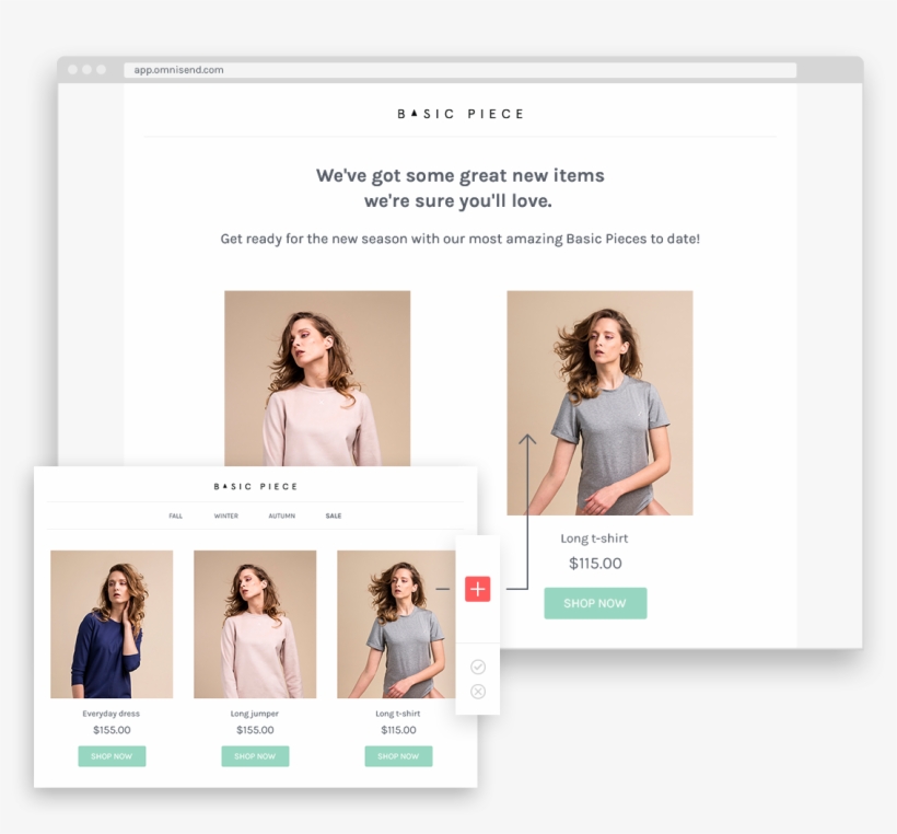 Because Of The Powerful Synchronization Between Omnisend - Abandoned Cart Email Example, transparent png #3590343