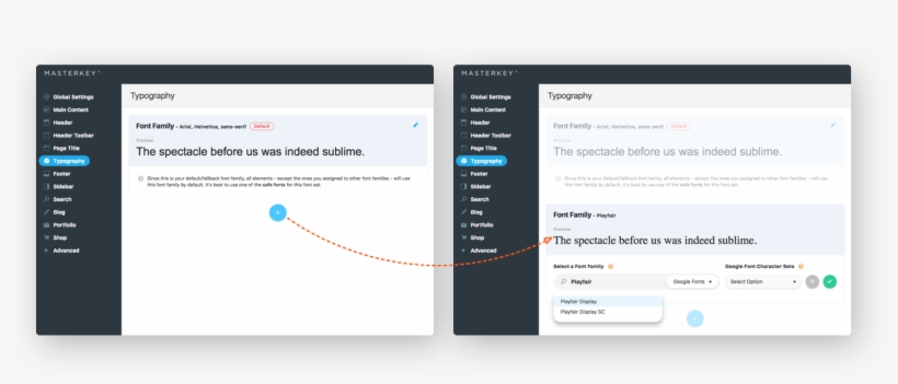 The Ui For Typography Settings Have Been Re-imagined - Jpeg, transparent png #3590807