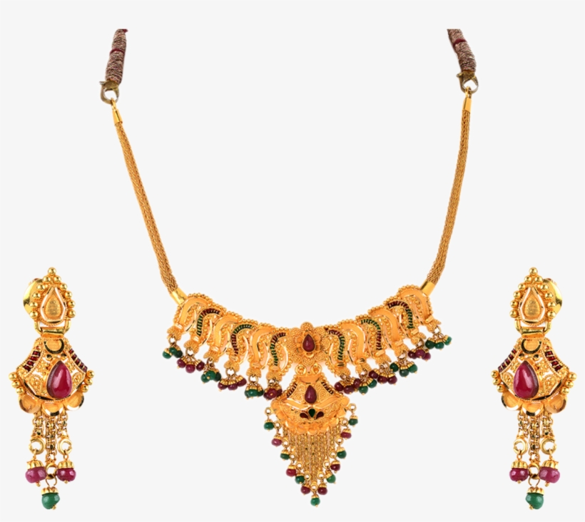 Designs Of Necklaces Gold 12 Fancy Bridal Jewellery - Jewels Designs Png, transparent png #3592644