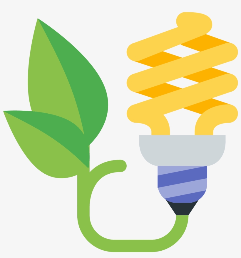 Energy Saving Bulb Icon - Energy Conservation, transparent png #3593541