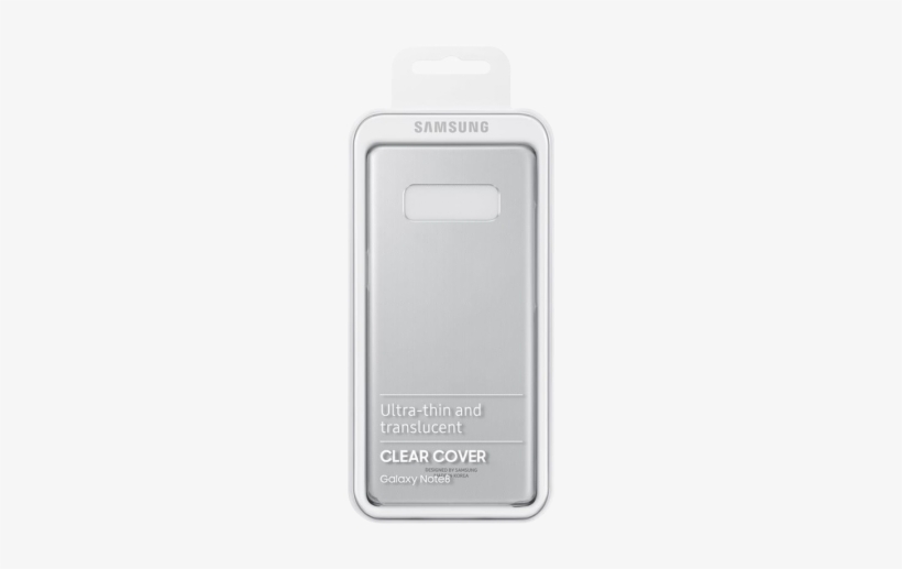 Samsung Clear Cover For Samsung Galaxy Note - Official Samsung Galaxy Note 8 Clear Cover Case - Black, transparent png #3593752