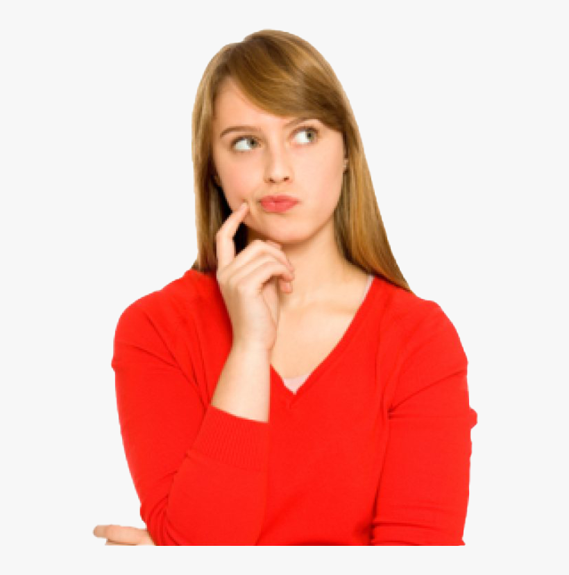 Thinking Woman Png Free Download - 10 Commandments For Women: A Simple Guide, transparent png #3593966
