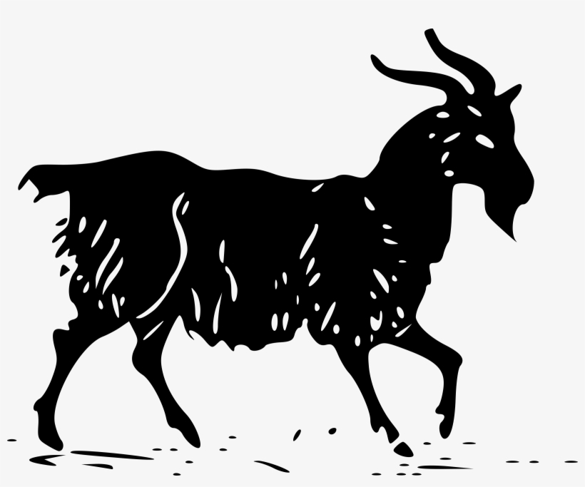 Big Image - Chivo Silueta, transparent png #3594626