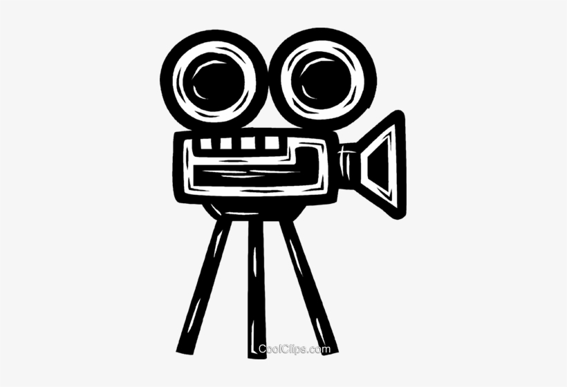 Motion Picture Camera Royalty Free Vector Clip Art Maquina De Filmar
