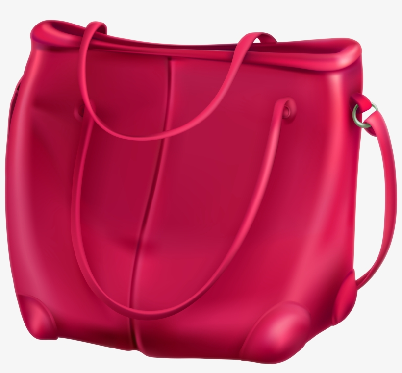 Pink Bag Png Clip Art - Clip Art Pink Bag, transparent png #3594921