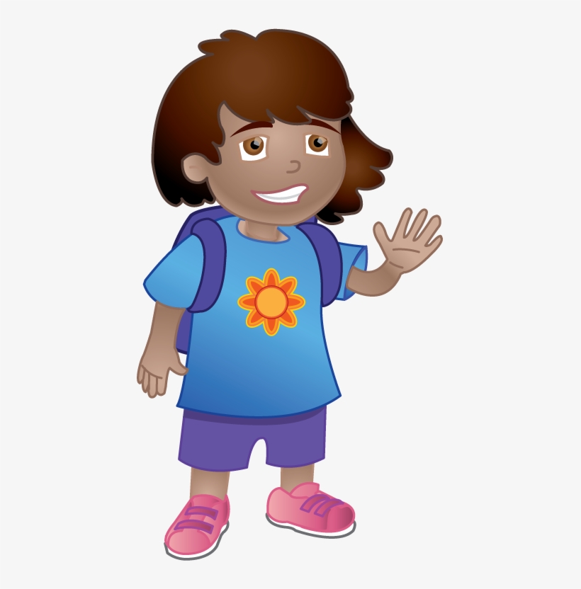 People » Education » Girl Ready For School Png Black - School, transparent png #3595553