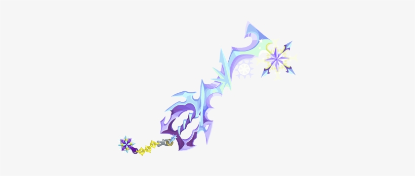 Diamond Dust Khx - Kingdom Hearts Diamond Dust Keyblade, transparent png #3595644