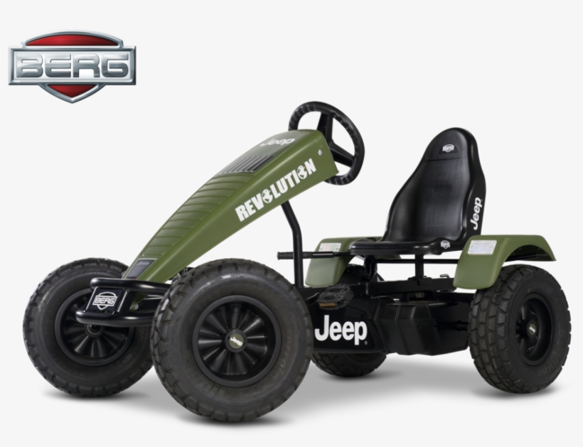Jeep Revolution Bfr Pedal Go-kart Left Side Rx55w6sx12k0 - Berg Gokart Jeep Adventure, transparent png #3595993