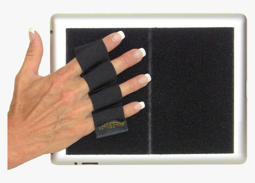 Heavy Duty 4-loop Grip For Ipad Or Large Tablet - Tablet Computer, transparent png #3596258