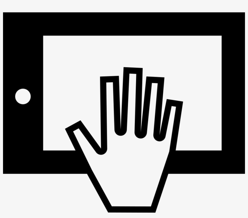 Ipad With A Hand Touching The Screen Comments - Icon, transparent png #3596770